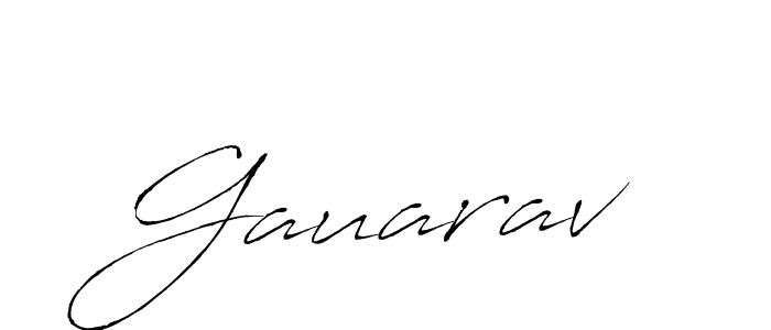 Create a beautiful signature design for name Gauarav. With this signature (Antro_Vectra) fonts, you can make a handwritten signature for free. Gauarav signature style 6 images and pictures png