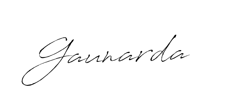 Also we have Gaunarda name is the best signature style. Create professional handwritten signature collection using Antro_Vectra autograph style. Gaunarda signature style 6 images and pictures png