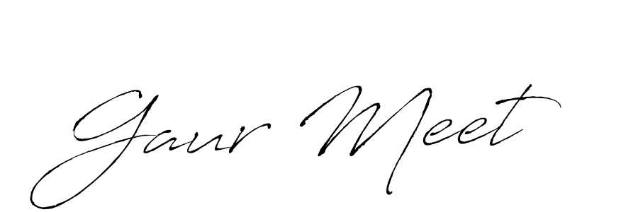 You should practise on your own different ways (Antro_Vectra) to write your name (Gaur Meet) in signature. don't let someone else do it for you. Gaur Meet signature style 6 images and pictures png