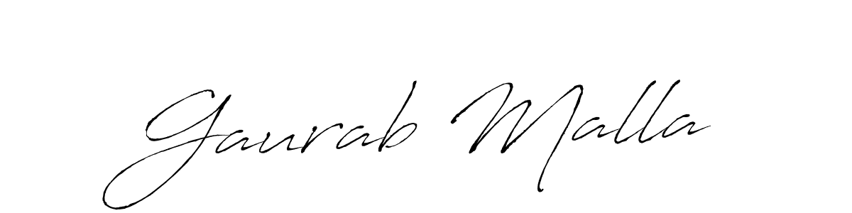 How to make Gaurab Malla signature? Antro_Vectra is a professional autograph style. Create handwritten signature for Gaurab Malla name. Gaurab Malla signature style 6 images and pictures png