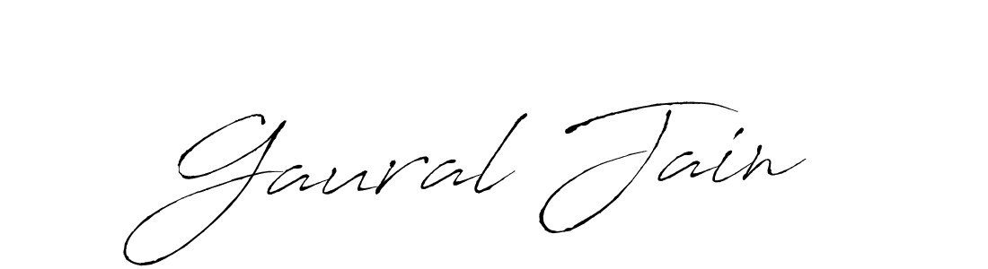 Antro_Vectra is a professional signature style that is perfect for those who want to add a touch of class to their signature. It is also a great choice for those who want to make their signature more unique. Get Gaural Jain name to fancy signature for free. Gaural Jain signature style 6 images and pictures png