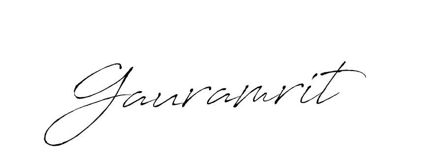 Create a beautiful signature design for name Gauramrit. With this signature (Antro_Vectra) fonts, you can make a handwritten signature for free. Gauramrit signature style 6 images and pictures png