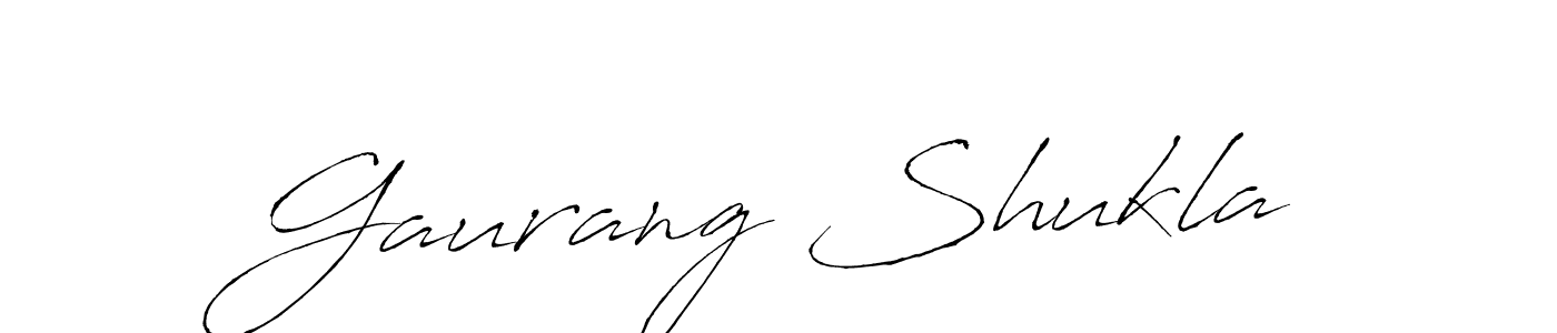 How to make Gaurang Shukla signature? Antro_Vectra is a professional autograph style. Create handwritten signature for Gaurang Shukla name. Gaurang Shukla signature style 6 images and pictures png