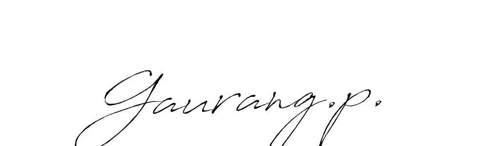 Also You can easily find your signature by using the search form. We will create Gaurang.p. name handwritten signature images for you free of cost using Antro_Vectra sign style. Gaurang.p. signature style 6 images and pictures png