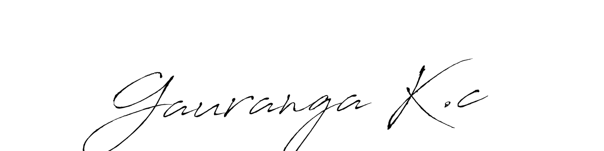 The best way (Antro_Vectra) to make a short signature is to pick only two or three words in your name. The name Gauranga K.c include a total of six letters. For converting this name. Gauranga K.c signature style 6 images and pictures png