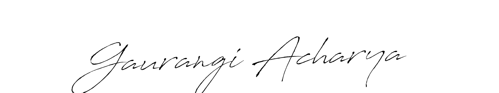 Similarly Antro_Vectra is the best handwritten signature design. Signature creator online .You can use it as an online autograph creator for name Gaurangi Acharya. Gaurangi Acharya signature style 6 images and pictures png