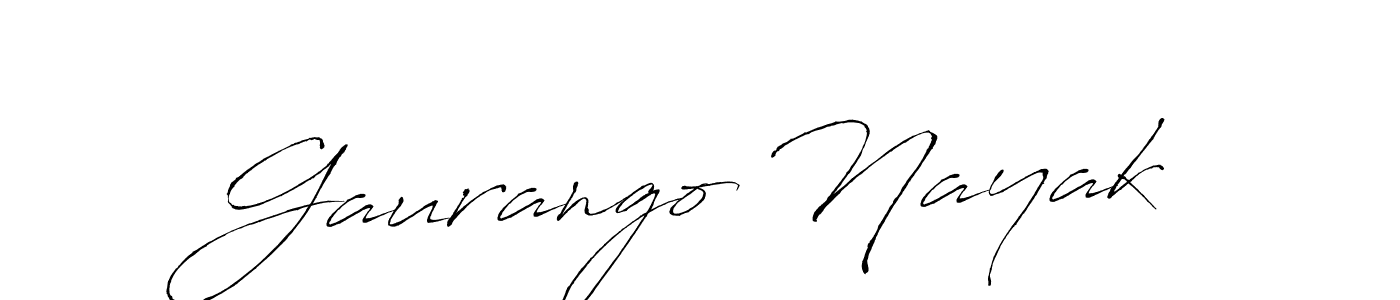 Create a beautiful signature design for name Gaurango Nayak. With this signature (Antro_Vectra) fonts, you can make a handwritten signature for free. Gaurango Nayak signature style 6 images and pictures png