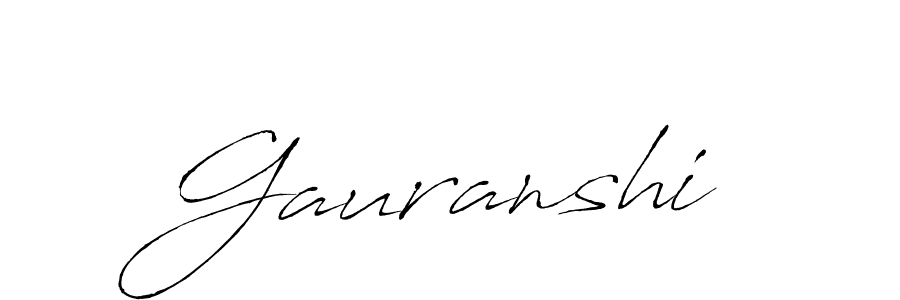 Similarly Antro_Vectra is the best handwritten signature design. Signature creator online .You can use it as an online autograph creator for name Gauranshi. Gauranshi signature style 6 images and pictures png