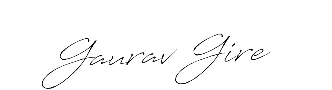 The best way (Antro_Vectra) to make a short signature is to pick only two or three words in your name. The name Gaurav Gire include a total of six letters. For converting this name. Gaurav Gire signature style 6 images and pictures png