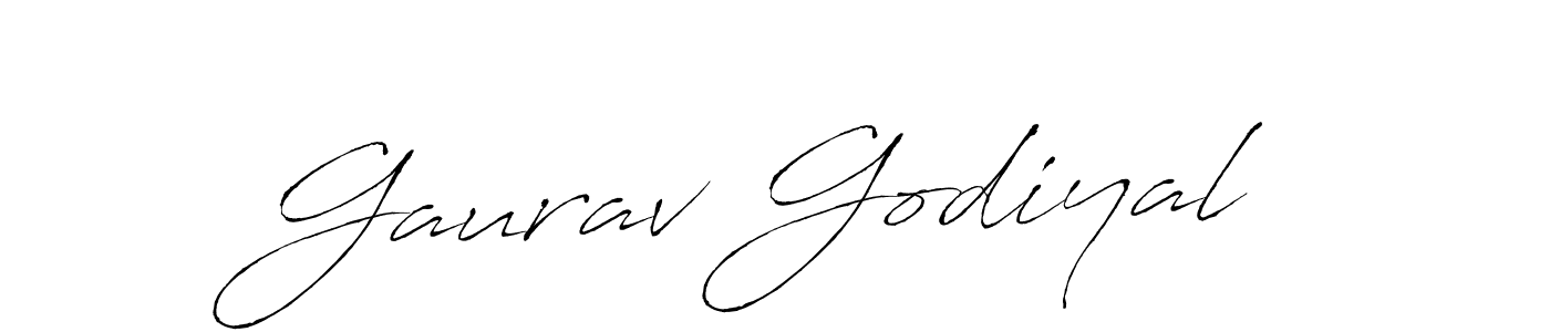 It looks lik you need a new signature style for name Gaurav Godiyal. Design unique handwritten (Antro_Vectra) signature with our free signature maker in just a few clicks. Gaurav Godiyal signature style 6 images and pictures png