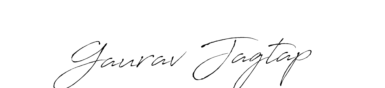 Gaurav Jagtap stylish signature style. Best Handwritten Sign (Antro_Vectra) for my name. Handwritten Signature Collection Ideas for my name Gaurav Jagtap. Gaurav Jagtap signature style 6 images and pictures png