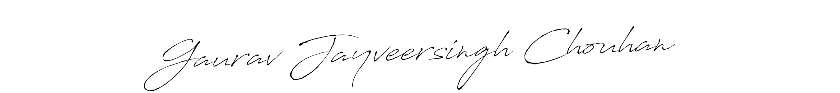 How to make Gaurav Jayveersingh Chouhan signature? Antro_Vectra is a professional autograph style. Create handwritten signature for Gaurav Jayveersingh Chouhan name. Gaurav Jayveersingh Chouhan signature style 6 images and pictures png