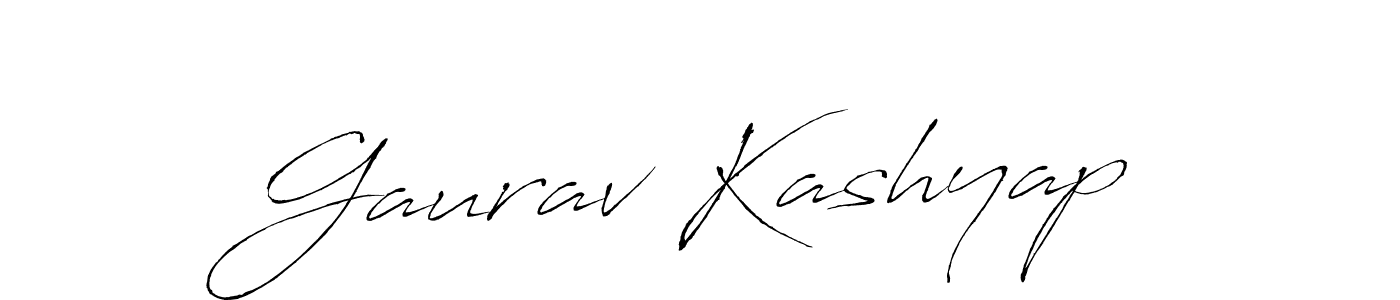 Design your own signature with our free online signature maker. With this signature software, you can create a handwritten (Antro_Vectra) signature for name Gaurav Kashyap. Gaurav Kashyap signature style 6 images and pictures png