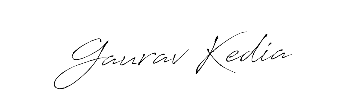 Design your own signature with our free online signature maker. With this signature software, you can create a handwritten (Antro_Vectra) signature for name Gaurav Kedia. Gaurav Kedia signature style 6 images and pictures png