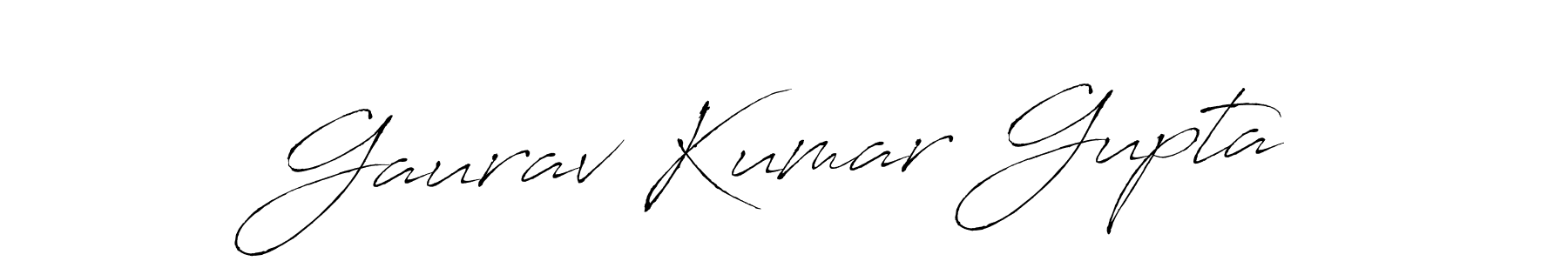 Create a beautiful signature design for name Gaurav Kumar Gupta. With this signature (Antro_Vectra) fonts, you can make a handwritten signature for free. Gaurav Kumar Gupta signature style 6 images and pictures png