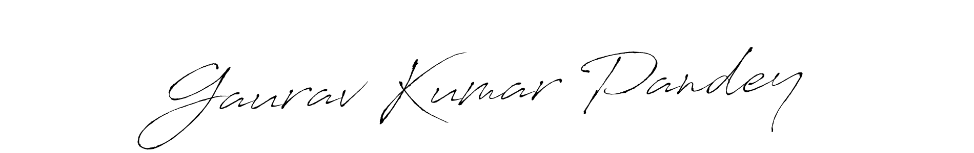 Gaurav Kumar Pandey stylish signature style. Best Handwritten Sign (Antro_Vectra) for my name. Handwritten Signature Collection Ideas for my name Gaurav Kumar Pandey. Gaurav Kumar Pandey signature style 6 images and pictures png