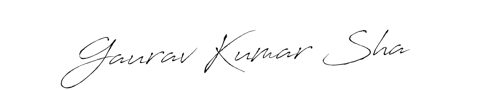 Make a beautiful signature design for name Gaurav Kumar Sha. Use this online signature maker to create a handwritten signature for free. Gaurav Kumar Sha signature style 6 images and pictures png