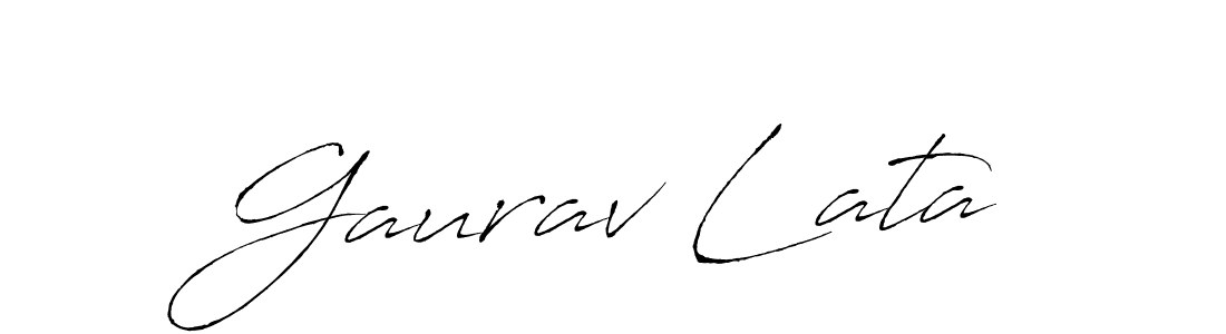 How to Draw Gaurav Lata signature style? Antro_Vectra is a latest design signature styles for name Gaurav Lata. Gaurav Lata signature style 6 images and pictures png