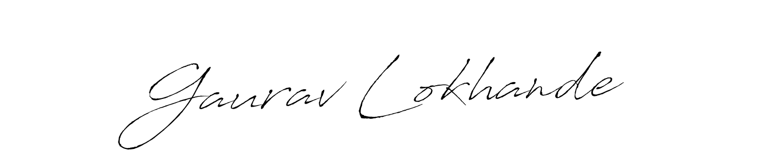 Similarly Antro_Vectra is the best handwritten signature design. Signature creator online .You can use it as an online autograph creator for name Gaurav Lokhande. Gaurav Lokhande signature style 6 images and pictures png