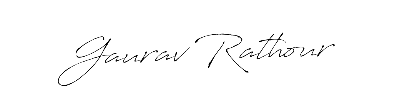 Create a beautiful signature design for name Gaurav Rathour. With this signature (Antro_Vectra) fonts, you can make a handwritten signature for free. Gaurav Rathour signature style 6 images and pictures png