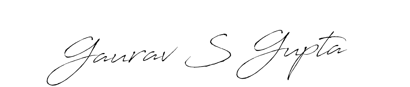 How to make Gaurav S Gupta signature? Antro_Vectra is a professional autograph style. Create handwritten signature for Gaurav S Gupta name. Gaurav S Gupta signature style 6 images and pictures png