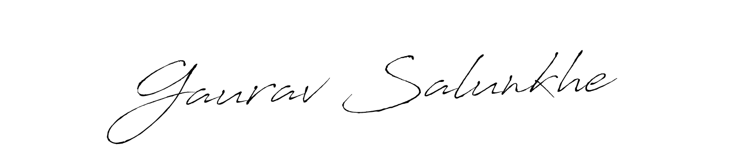 if you are searching for the best signature style for your name Gaurav Salunkhe. so please give up your signature search. here we have designed multiple signature styles  using Antro_Vectra. Gaurav Salunkhe signature style 6 images and pictures png