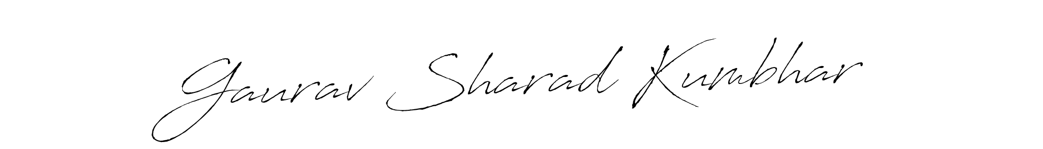 It looks lik you need a new signature style for name Gaurav Sharad Kumbhar. Design unique handwritten (Antro_Vectra) signature with our free signature maker in just a few clicks. Gaurav Sharad Kumbhar signature style 6 images and pictures png