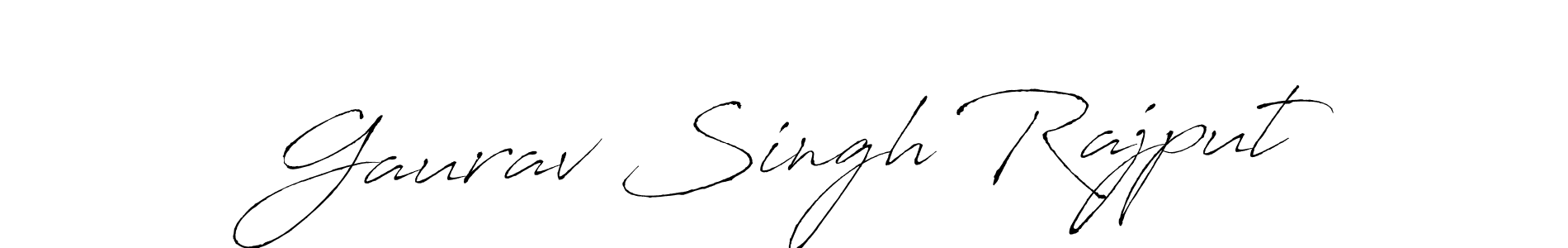 Make a beautiful signature design for name Gaurav Singh Rajput. With this signature (Antro_Vectra) style, you can create a handwritten signature for free. Gaurav Singh Rajput signature style 6 images and pictures png