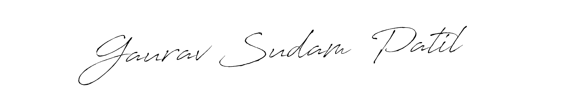 Make a beautiful signature design for name Gaurav Sudam  Patil. Use this online signature maker to create a handwritten signature for free. Gaurav Sudam  Patil signature style 6 images and pictures png