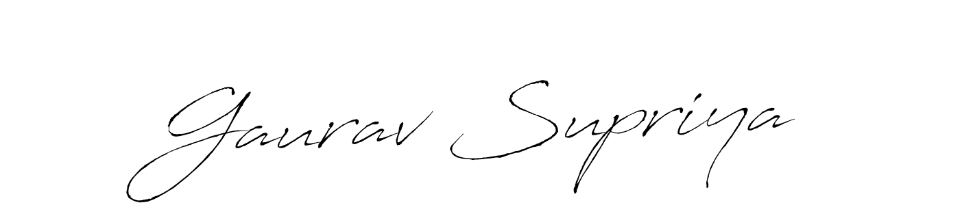Once you've used our free online signature maker to create your best signature Antro_Vectra style, it's time to enjoy all of the benefits that Gaurav Supriya name signing documents. Gaurav Supriya signature style 6 images and pictures png