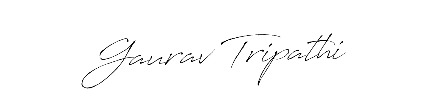 Gaurav Tripathi stylish signature style. Best Handwritten Sign (Antro_Vectra) for my name. Handwritten Signature Collection Ideas for my name Gaurav Tripathi. Gaurav Tripathi signature style 6 images and pictures png