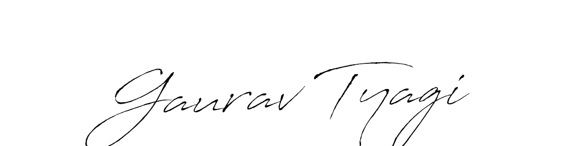 Also we have Gaurav Tyagi name is the best signature style. Create professional handwritten signature collection using Antro_Vectra autograph style. Gaurav Tyagi signature style 6 images and pictures png