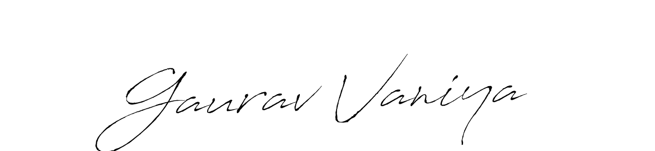 Similarly Antro_Vectra is the best handwritten signature design. Signature creator online .You can use it as an online autograph creator for name Gaurav Vaniya. Gaurav Vaniya signature style 6 images and pictures png