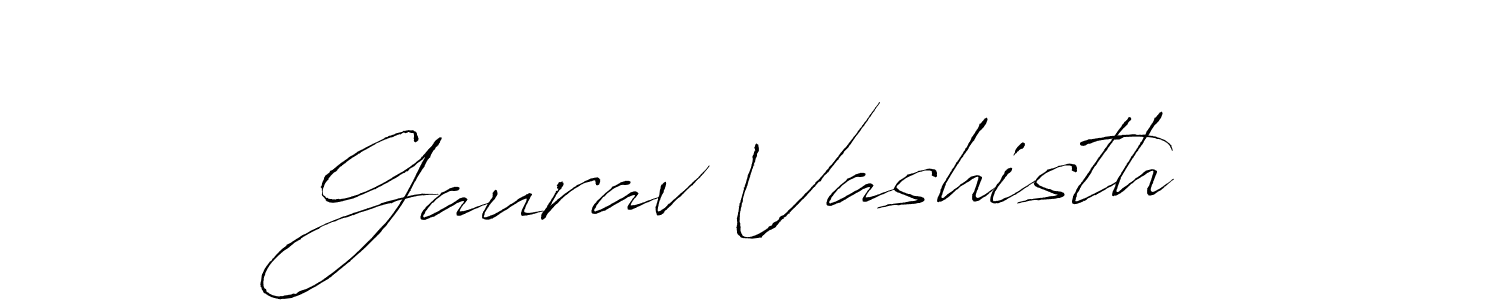 The best way (Antro_Vectra) to make a short signature is to pick only two or three words in your name. The name Gaurav Vashisth include a total of six letters. For converting this name. Gaurav Vashisth signature style 6 images and pictures png