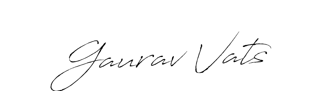You can use this online signature creator to create a handwritten signature for the name Gaurav Vats. This is the best online autograph maker. Gaurav Vats signature style 6 images and pictures png