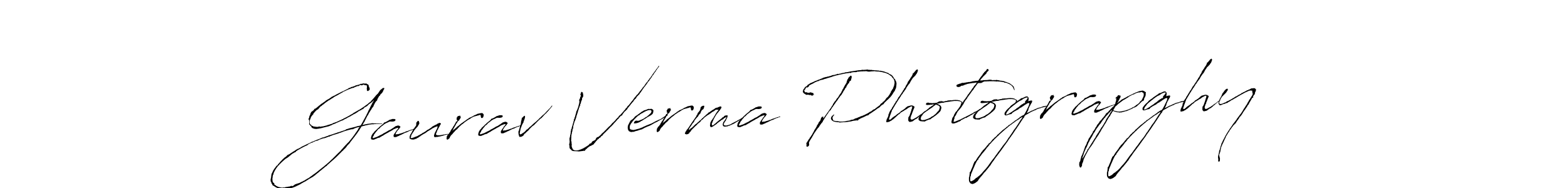 Gaurav Verma Photograpghy stylish signature style. Best Handwritten Sign (Antro_Vectra) for my name. Handwritten Signature Collection Ideas for my name Gaurav Verma Photograpghy. Gaurav Verma Photograpghy signature style 6 images and pictures png