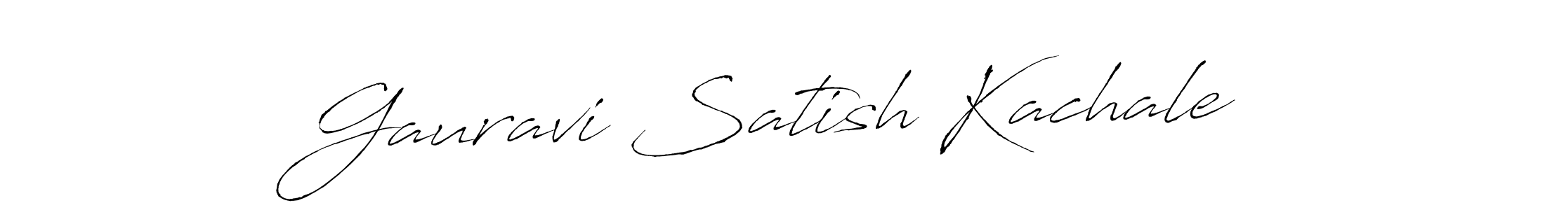 How to make Gauravi Satish Kachale signature? Antro_Vectra is a professional autograph style. Create handwritten signature for Gauravi Satish Kachale name. Gauravi Satish Kachale signature style 6 images and pictures png