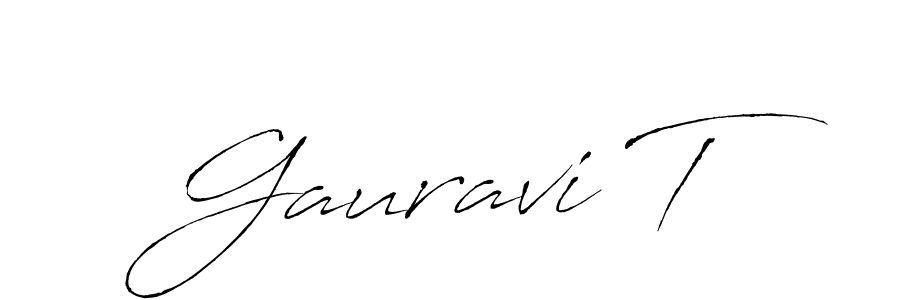 Similarly Antro_Vectra is the best handwritten signature design. Signature creator online .You can use it as an online autograph creator for name Gauravi T. Gauravi T signature style 6 images and pictures png