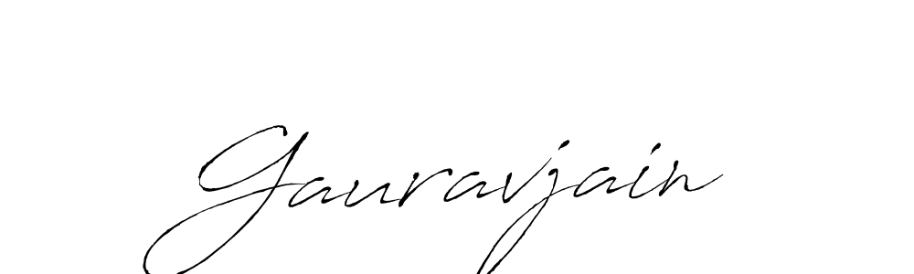 Design your own signature with our free online signature maker. With this signature software, you can create a handwritten (Antro_Vectra) signature for name Gauravjain. Gauravjain signature style 6 images and pictures png