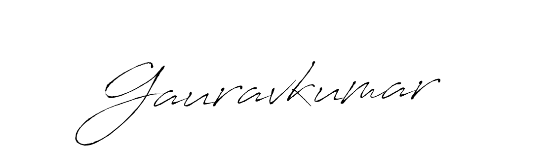 Create a beautiful signature design for name Gauravkumar. With this signature (Antro_Vectra) fonts, you can make a handwritten signature for free. Gauravkumar signature style 6 images and pictures png