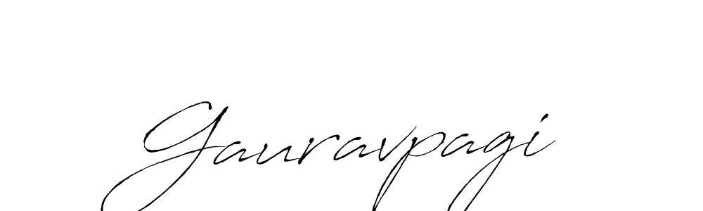 Gauravpagi stylish signature style. Best Handwritten Sign (Antro_Vectra) for my name. Handwritten Signature Collection Ideas for my name Gauravpagi. Gauravpagi signature style 6 images and pictures png