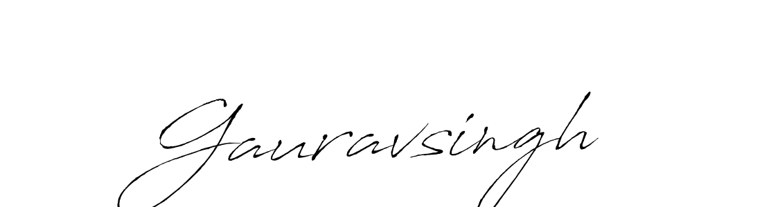 You should practise on your own different ways (Antro_Vectra) to write your name (Gauravsingh) in signature. don't let someone else do it for you. Gauravsingh signature style 6 images and pictures png