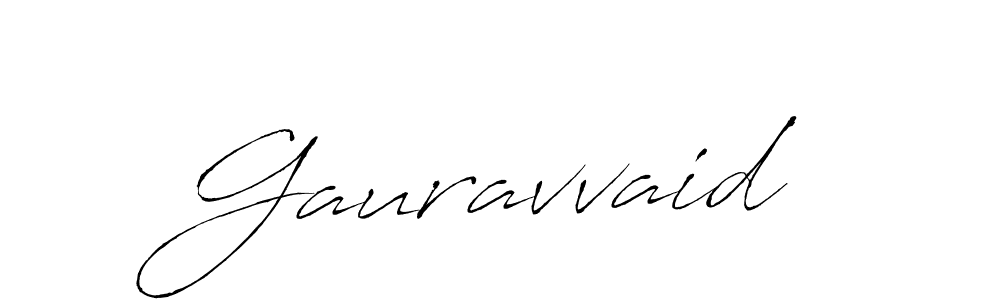 How to make Gauravvaid signature? Antro_Vectra is a professional autograph style. Create handwritten signature for Gauravvaid name. Gauravvaid signature style 6 images and pictures png