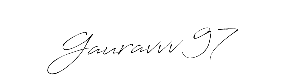 Here are the top 10 professional signature styles for the name Gauravvv 97 . These are the best autograph styles you can use for your name. Gauravvv 97  signature style 6 images and pictures png