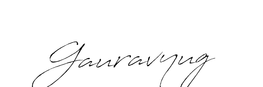 Use a signature maker to create a handwritten signature online. With this signature software, you can design (Antro_Vectra) your own signature for name Gauravyug. Gauravyug signature style 6 images and pictures png