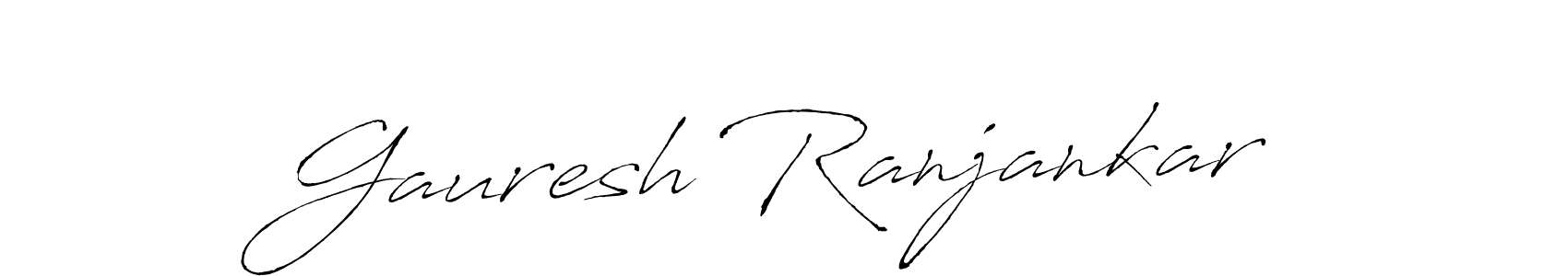 Use a signature maker to create a handwritten signature online. With this signature software, you can design (Antro_Vectra) your own signature for name Gauresh Ranjankar. Gauresh Ranjankar signature style 6 images and pictures png