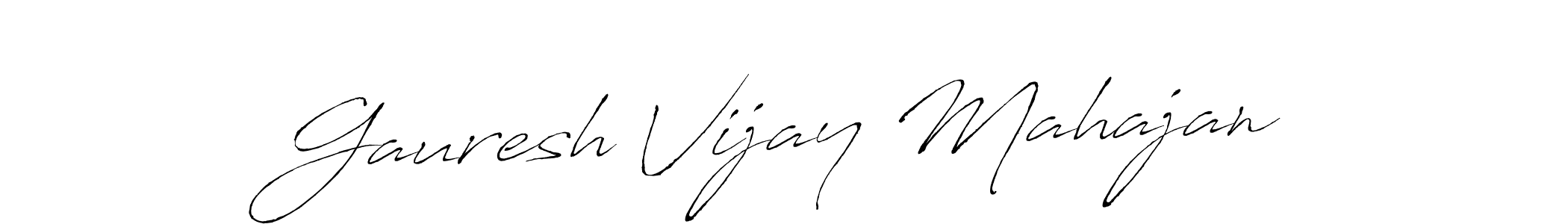 if you are searching for the best signature style for your name Gauresh Vijay Mahajan. so please give up your signature search. here we have designed multiple signature styles  using Antro_Vectra. Gauresh Vijay Mahajan signature style 6 images and pictures png