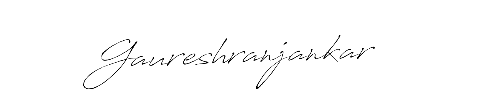 Gaureshranjankar stylish signature style. Best Handwritten Sign (Antro_Vectra) for my name. Handwritten Signature Collection Ideas for my name Gaureshranjankar. Gaureshranjankar signature style 6 images and pictures png