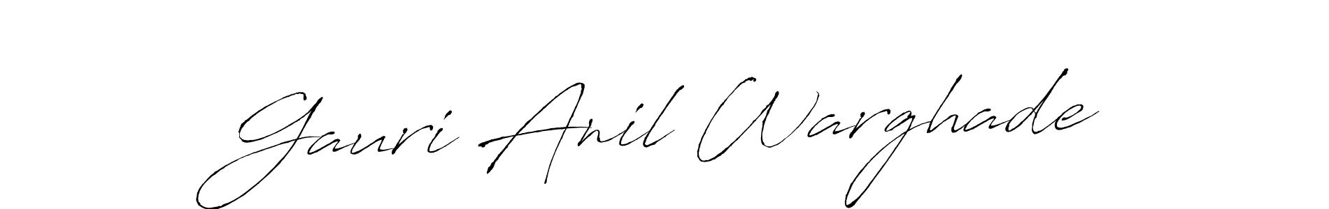 Check out images of Autograph of Gauri Anil Warghade name. Actor Gauri Anil Warghade Signature Style. Antro_Vectra is a professional sign style online. Gauri Anil Warghade signature style 6 images and pictures png