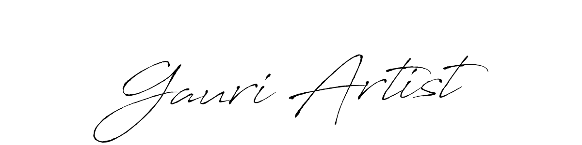 You should practise on your own different ways (Antro_Vectra) to write your name (Gauri Artist) in signature. don't let someone else do it for you. Gauri Artist signature style 6 images and pictures png